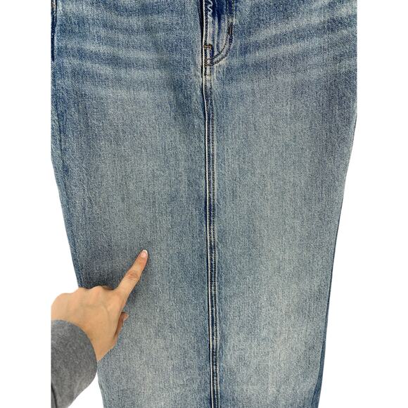 Reformation Blue Daria Denim Maxi Skirt in Merritt - Picture 7 of 12